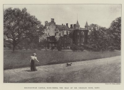 Balnagowan城堡，Ross-Shire，查尔斯罗斯爵士的座位，男爵 作者 英国摄影师
