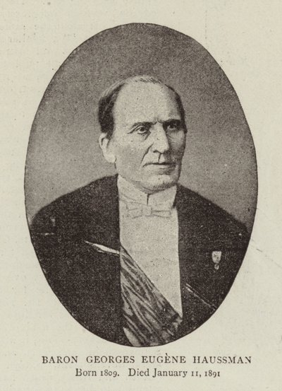 Baron Georges Eugene Haussman 作者 英国摄影师