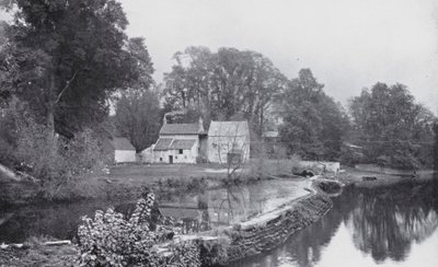Bathampton, the Weir（黑白照片） 作者 英国摄影师