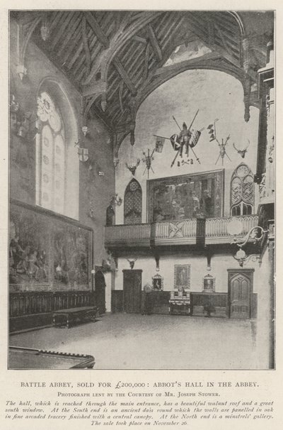 Battle Abbey，售价20万英镑，修道院的Abbots Hall 作者 英国摄影师