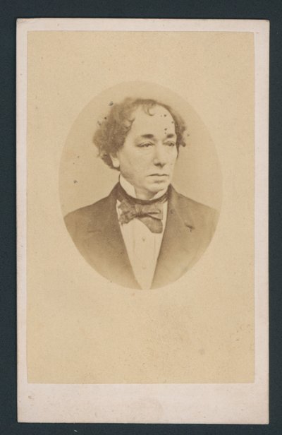 名片Benjamin Disraeli 作者 英国摄影师
