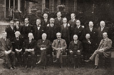 1924年，英国第一个工党政府，出自“二十五年的故事”，1935年出版 作者 英国摄影师