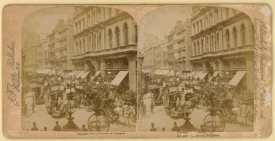 Cheapside，伦敦;立体图像 作者 英国摄影师