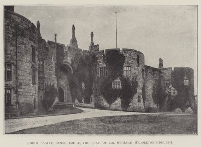Chirk城堡，Denbighshire，Richard Myddleton-Biddulph先生的所在地 作者 英国摄影师