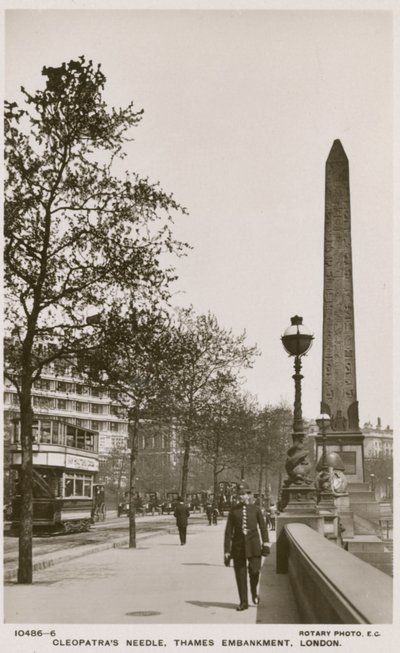 Cleopatras Needle，Thames Embankment，伦敦 作者 英国摄影师