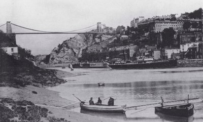 Clifton and Suspension Bridge (b/w photo) 作者 英国摄影师
