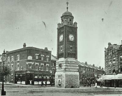 钟楼，百老汇，Crouch End，1890 作者 英国摄影师