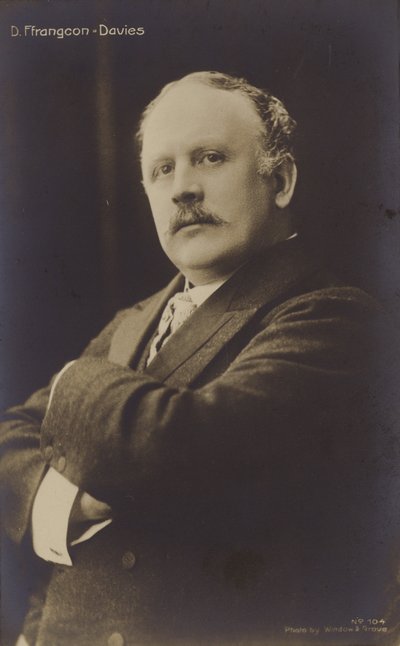 威尔士男中音歌手David Ffrangcon-Davies（1855-1918） 作者 英国摄影师