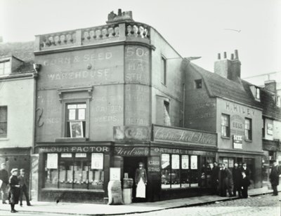 德普特福德百老汇：街头风光与店面，伦敦，1897年 作者 英国摄影师