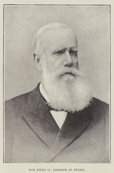 Dom Pedro II，巴西皇帝 作者 英国摄影师