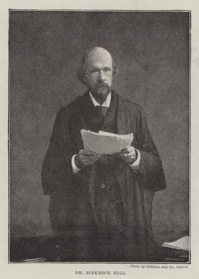 Birkbeck Hill博士 作者 英国摄影师