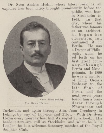Sven Hedin博士 作者 英国摄影师