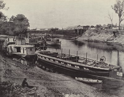 Echuca Wharf，默里河 作者 英国摄影师