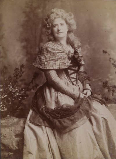 艾伦-特里（Ellen Terry）在《罗伯斯庇尔》中饰演克拉丽丝，莱西姆剧院 作者 英国摄影师