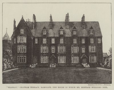 Elleray，Chatham Terrace，Ramsgate，Montagu Williams先生去世的众议院 作者 英国摄影师