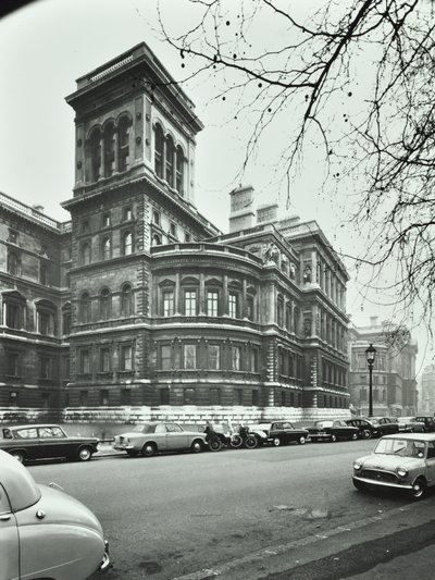 Foriegn Office，Whitehall，Westminster LB：1896年升入Saint Jamess Park 作者 英国摄影师