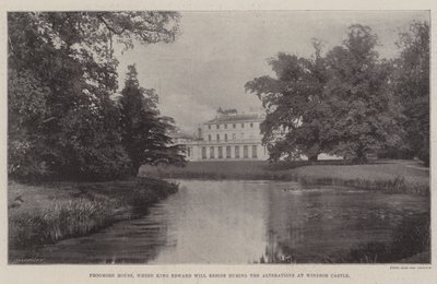 Frogmore House，爱德华国王将在温莎城堡的改建期间居住 作者 英国摄影师