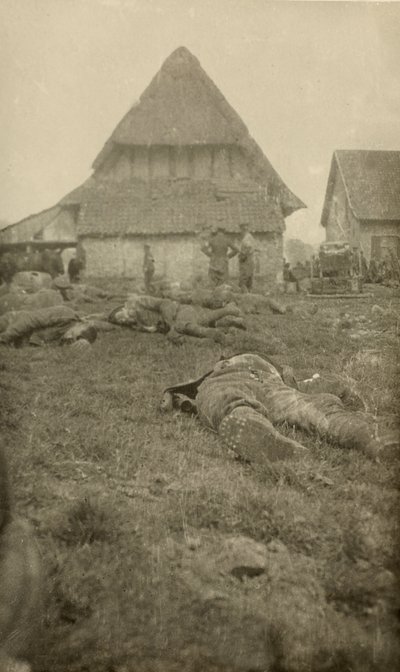 来自与第一次世界大战相关的134张照片的专辑，Western Front，1914-18 作者 英国摄影师