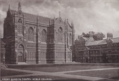 前四合院和教堂，Keble学院 作者 英国摄影师