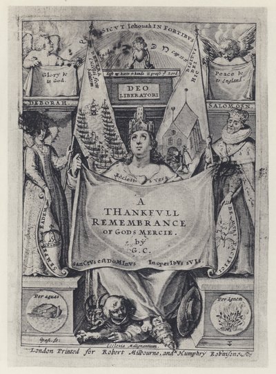 G 卡尔顿，感恩纪念，R Mylbourn 和 H Robinson 1624（黑白照片） 作者 英国摄影师