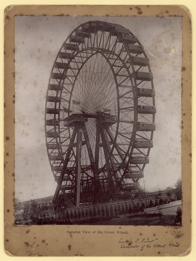 伟大的轮子，Earls Court，伦敦的全视图 作者 英国摄影师