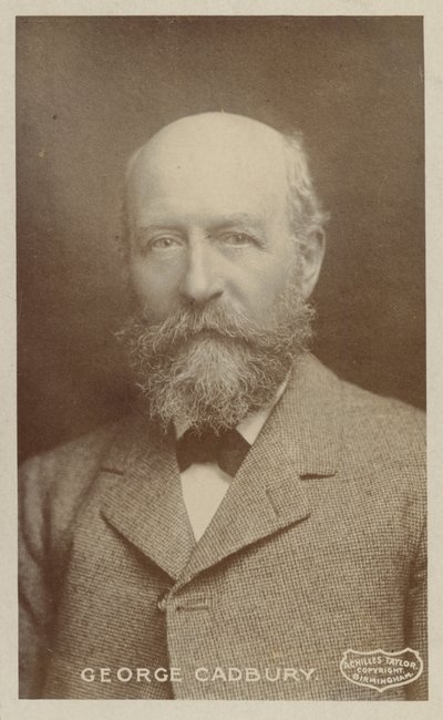 George Cadbury（1839-1922），英国巧克力制造商和社会问题活动家 作者 英国摄影师