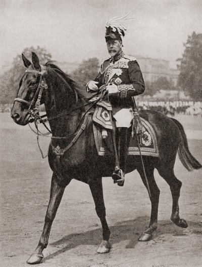 乔治五世出自“二十五年的故事”，1935年出版 作者 英国摄影师