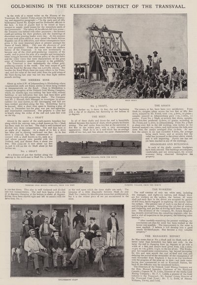 德兰士瓦克莱克斯多普地区的金矿开采 作者 English Photographer