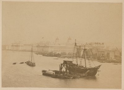格林威治医院，来自泰晤士河 作者 英国摄影师