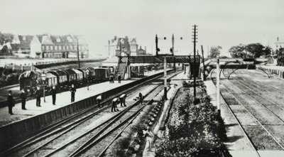 格罗夫公园站：外观和平台，1888年 作者 英国摄影师