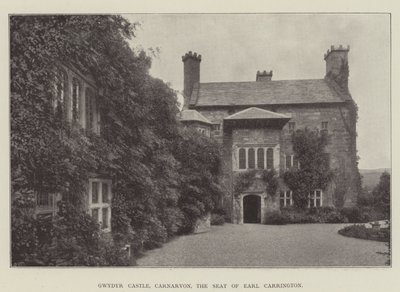 Gwydyr城堡，Carnarvon，Earl Carrington的座位 作者 英国摄影师