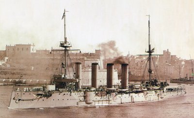 HMS Aboukir，1902年（棕褐色印刷品） 作者 英国摄影师