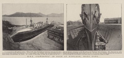 HMS在香港九龙的码头很强大 作者 英国摄影师