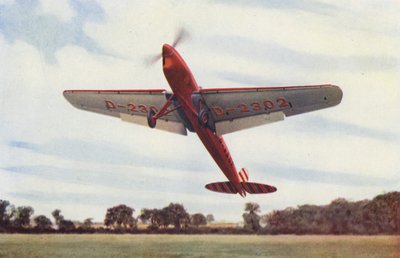 带有槽和襟翼的 Heinkel 飞机（彩色照片） 作者 英国摄影师