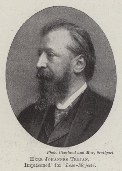 Johannes Trojan先生，为Read Majest监禁 作者 英国摄影师
