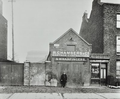 北伍尔维奇高街;后来的码头路，1899年 作者 英国摄影师