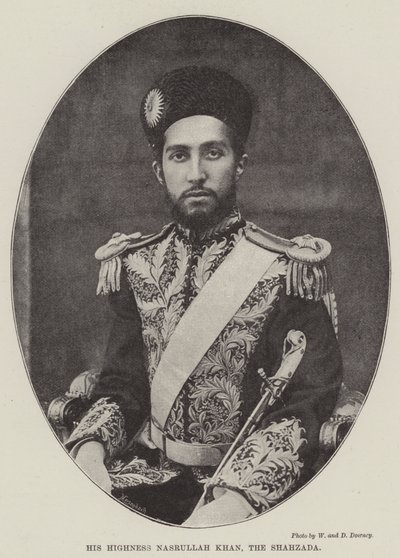 Shahzada殿下Nasrullah Khan殿下 作者 英国摄影师