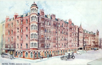 Hotel York，伯纳斯街，W1 作者 英国摄影师