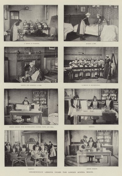 伦敦学校董事会的家庭教学课程 作者 English Photographer