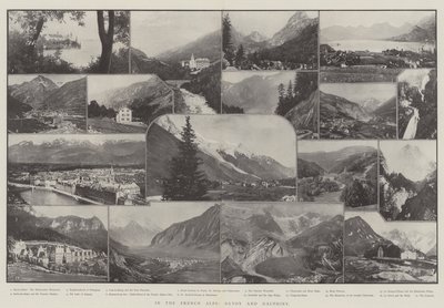 在法国阿尔卑斯山，萨瓦和Dauphiny 作者 英国摄影师