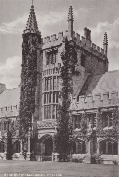 在Quadrangle Magdalen College 作者 英国摄影师