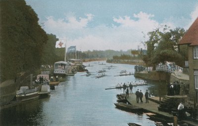 Isis，来自Eights Week的Folly Bridge 作者 英国摄影师