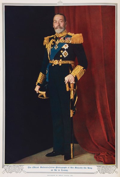 乔治五世国王，1935 年 作者 英国摄影师