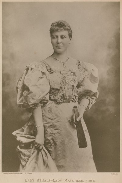 Lady Renals  -  Lady Mayoress，1894-95 作者 英国摄影师