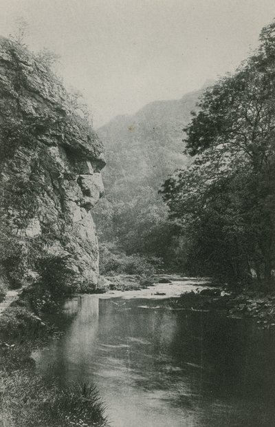 Lions Face Rock，Dovedale 作者 英国摄影师