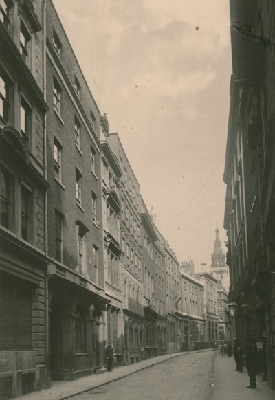 伦敦朗伯德街;照片;日期为1885年6月 作者 英国摄影师