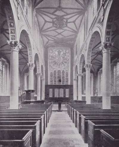 伦敦城市教堂：St Katherine Cree（黑白照片） 作者 英国摄影师