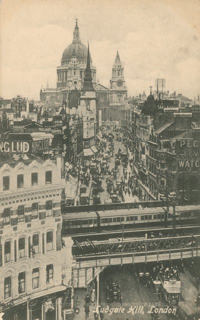 Ludgate Hill，伦敦 作者 英国摄影师