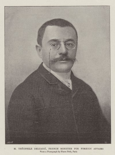 M Theophile Delcasse，法国外交部长 作者 英国摄影师