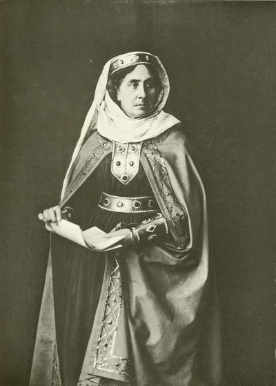 Ristori夫人为麦克白夫人（雕刻） 作者 英国摄影师